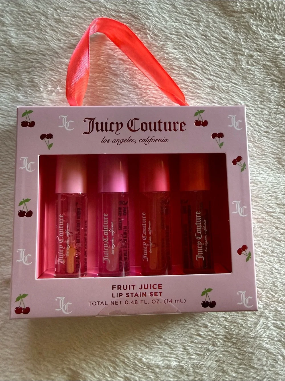 JUICY COUTURE LIP TINT 🍒 W CHARMS FRUIT JUICE LIP STAIN W Measuring Cups